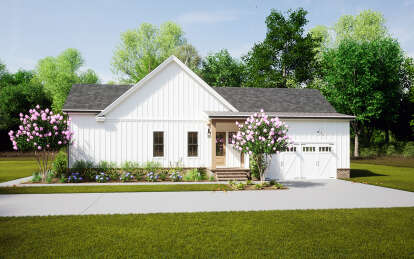 Modern Farmhouse House Plan #7174-00010 Elevation Photo