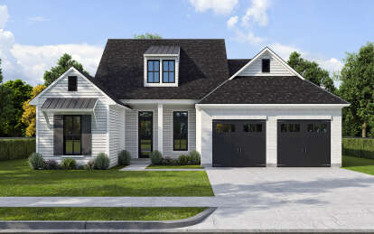 Modern Farmhouse House Plan #7516-00074 Elevation Photo
