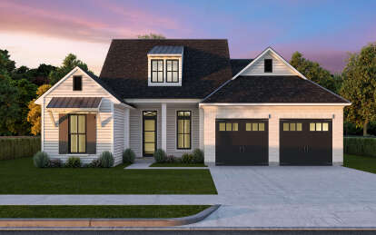 Modern Farmhouse House Plan #7516-00074 Elevation Photo