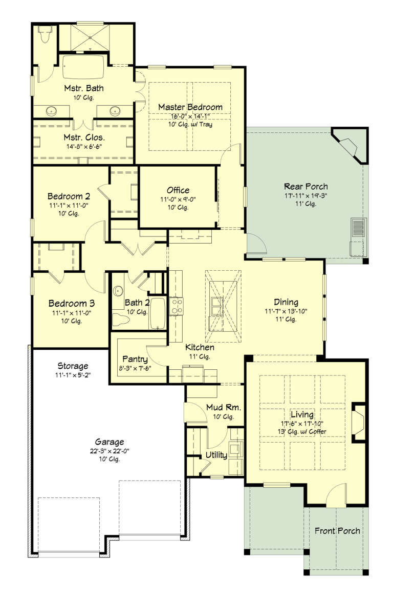 House Plan House Plan #29004 Drawing 1