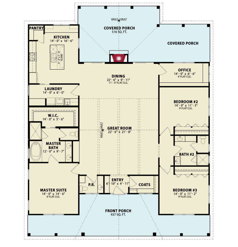House Plan House Plan #29006 Drawing 1