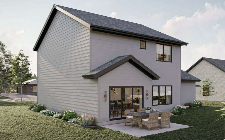 Modern Transitional House Plan #963-00772 Elevation Photo