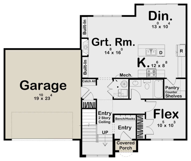 House Plan House Plan #29007 Drawing 1