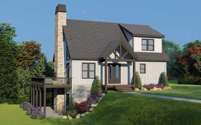 Mountain House Plan #940-00762 Elevation Photo