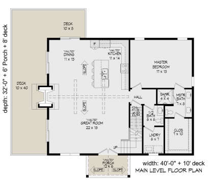Main Floor  for House Plan #940-00762