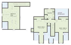 Floorplan 2 for House Plan #110-00050