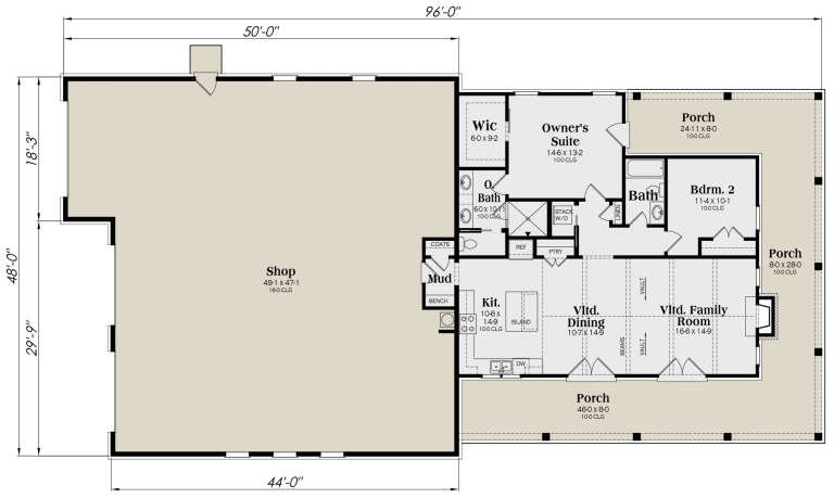 House Plan House Plan #29011 Drawing 1