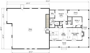 Main Floor w/ Basement Stair Location for House Plan #009-00346
