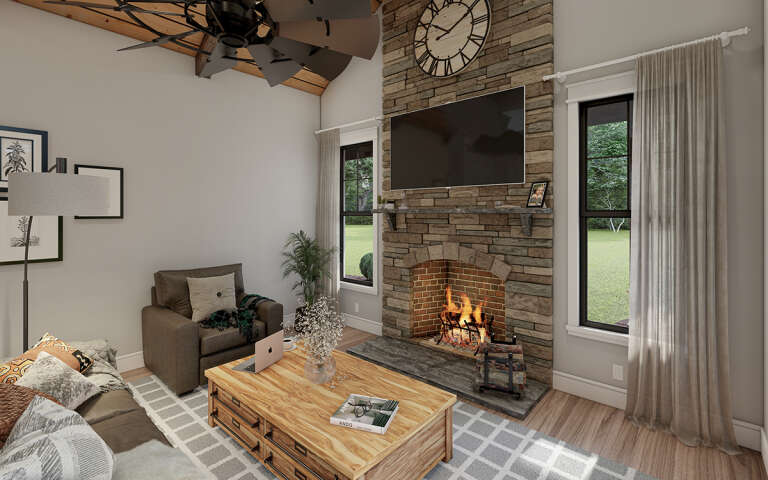 Barn House Plan #009-00346 Additional Photo
