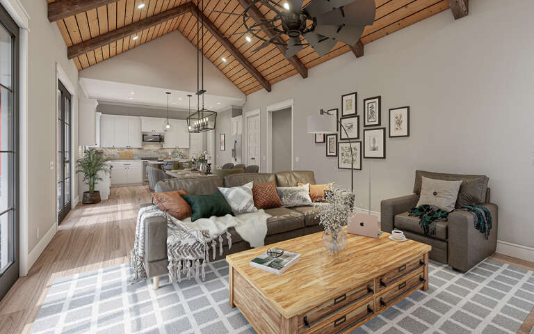 Barn House Plan #009-00346 Additional Photo