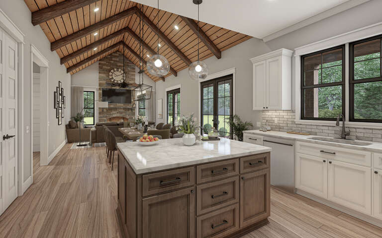 Barn House Plan #009-00346 Additional Photo