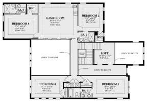 Second Floor for House Plan #3978-00264
