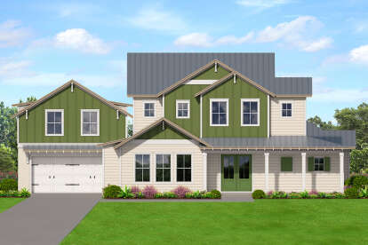 Country House Plan #3978-00266 Elevation Photo