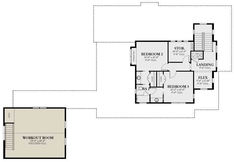House Plan House Plan #29018 Drawing 2