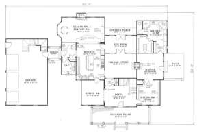Floorplan 1 for House Plan #110-00051