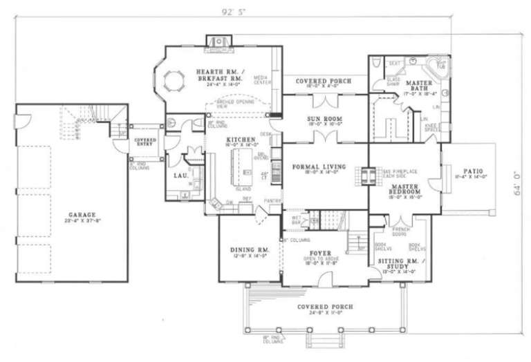 House Plan House Plan #2902 Drawing 1