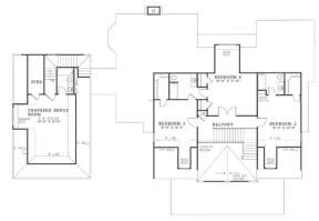 Floorplan 2 for House Plan #110-00051