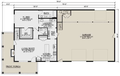 Main Floor  for House Plan #5032-00241