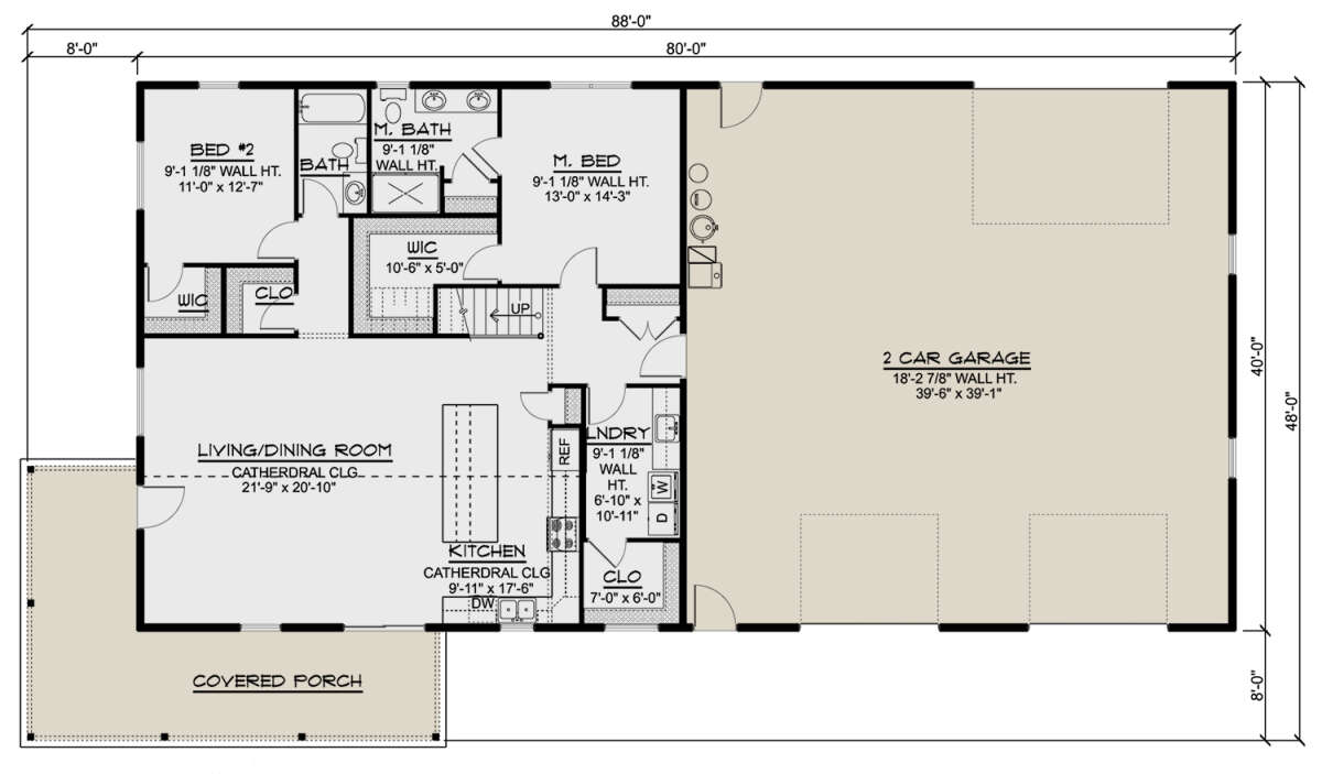 Main Floor  for House Plan #5032-00242