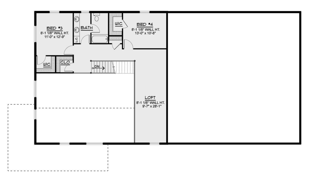 Second Floor for House Plan #5032-00242