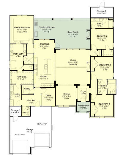Main Floor  for House Plan #7516-00076
