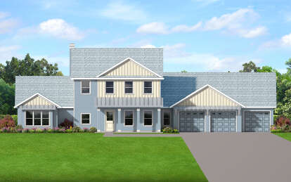 Country House Plan #3978-00269 Elevation Photo