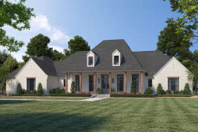 French Country House Plan #4534-00097 Elevation Photo