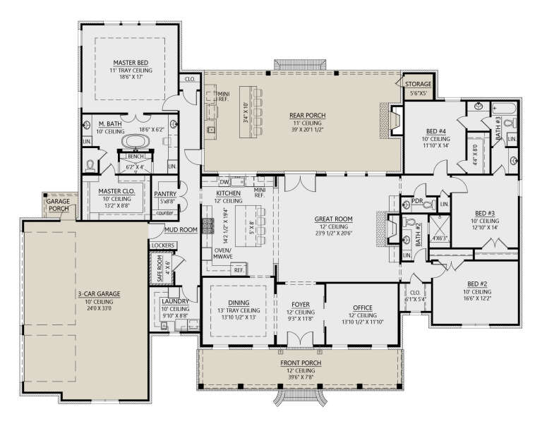 House Plan House Plan #29026 Drawing 1