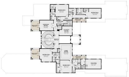Second Floor for House Plan #3978-00270