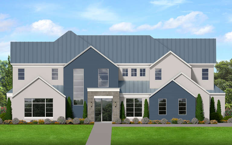 Modern Transitional House Plan #3978-00271 Elevation Photo