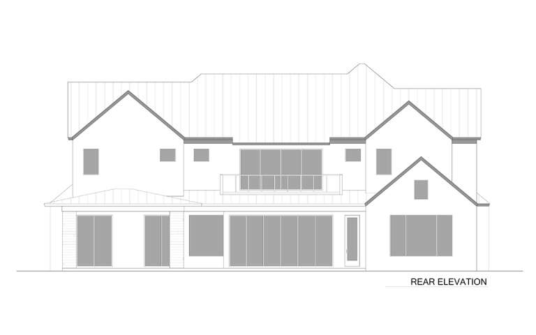 Modern Transitional House Plan #3978-00271 Elevation Photo