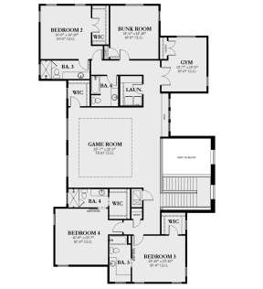 Second Floor for House Plan #3978-00271
