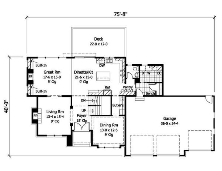 House Plan House Plan #2903 Drawing 1