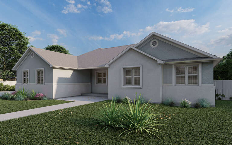 Traditional House Plan #2802-00215 Elevation Photo