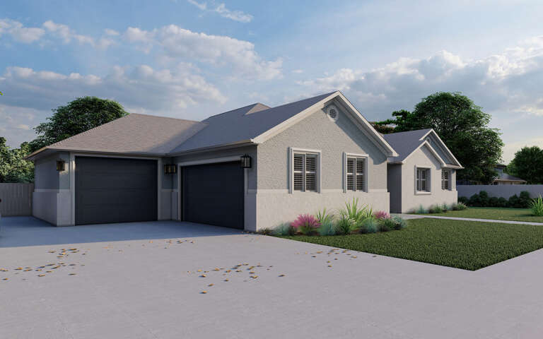 Traditional House Plan #2802-00215 Elevation Photo