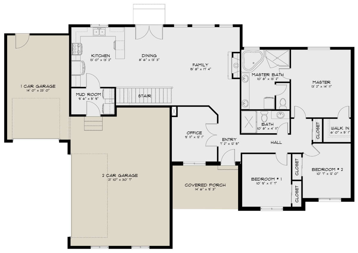 Main Floor  for House Plan #2802-00215