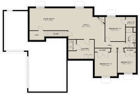 Basement for House Plan #2802-00215