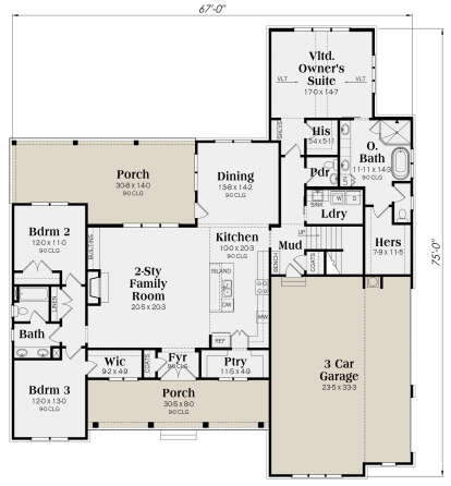 House Plan House Plan #29032 Drawing 1