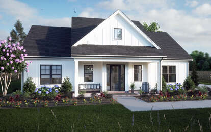 House Plan House Plan #29033 Angled Front Elevation