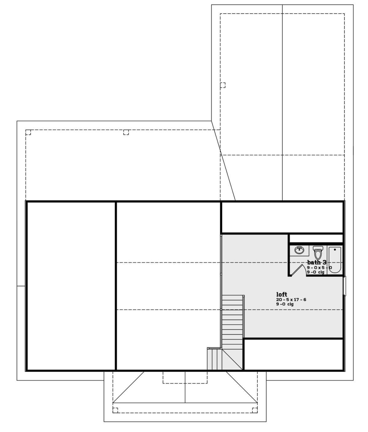 Loft for House Plan #7174-00011