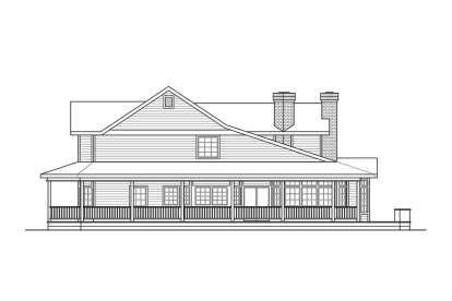 Country House Plan #035-01058 Elevation Photo