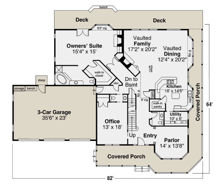 House Plan House Plan #29034 Drawing 1