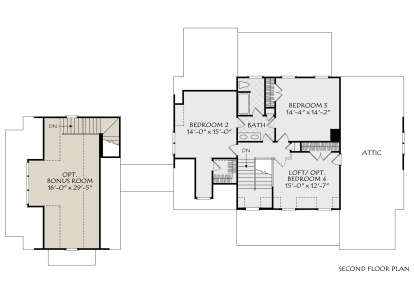 Second Floor for House Plan #8594-00476