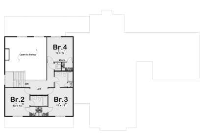 Second Floor for House Plan #963-00774