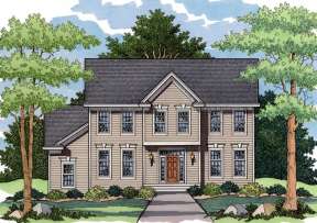 Traditional House Plan #098-00040 Elevation Photo