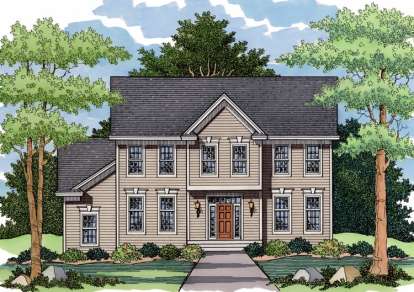4 Bed, 2 Bath, 2632 Square Foot House Plan - #098-00040