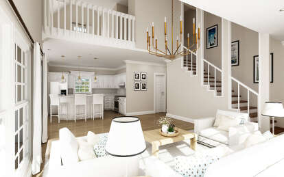 Log House Plan #048-00291 Additional Photo