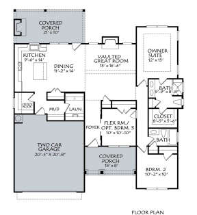 Main Floor  for House Plan #196-00002