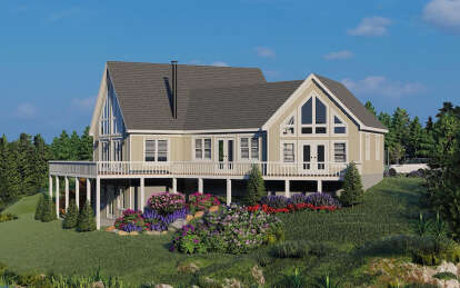 Mountain House Plan #940-00768 Elevation Photo