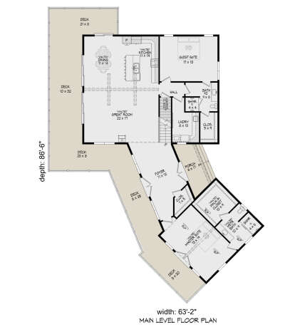 Main Floor  for House Plan #940-00768